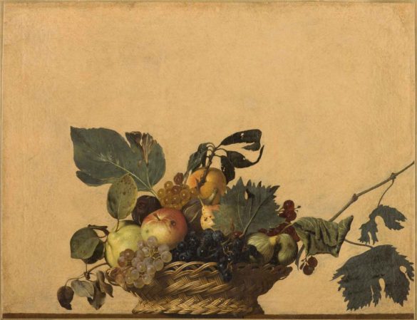 A Cesta de Frutas, de Caravaggio Pinacoteca Ambrosiana Milão