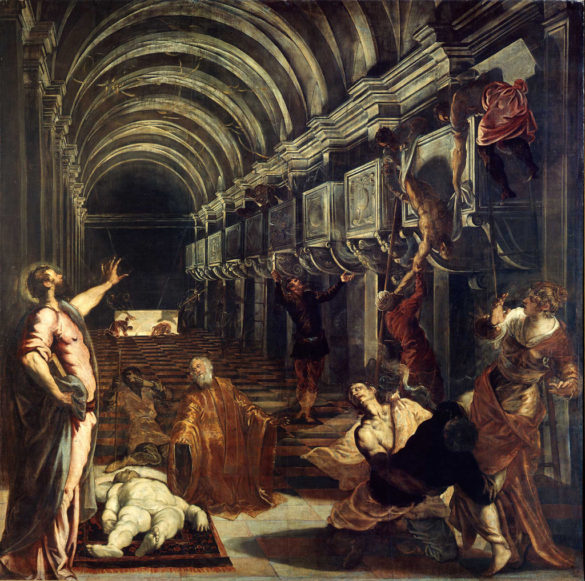 Pinacoteca di Brera - A descoberta do corpo de San Marco Tintoretto- Milão