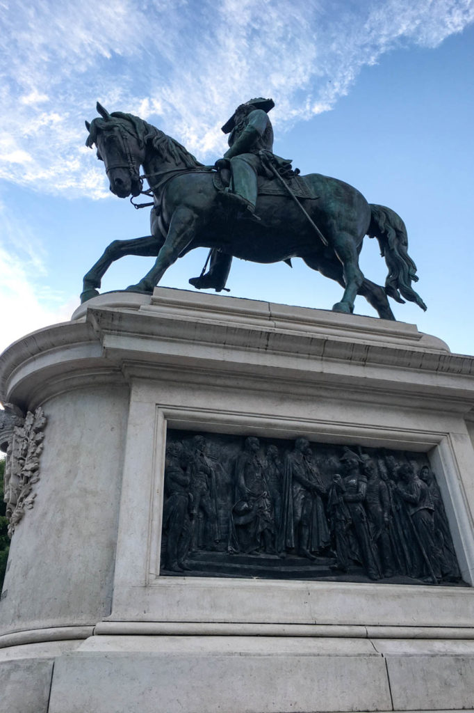 D. Pedro IV, Praça da Liberdade, Avenida dos Aliados, Porto