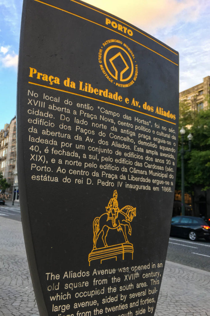 Praça da Liberdade, Avenida dos Aliados, Porto