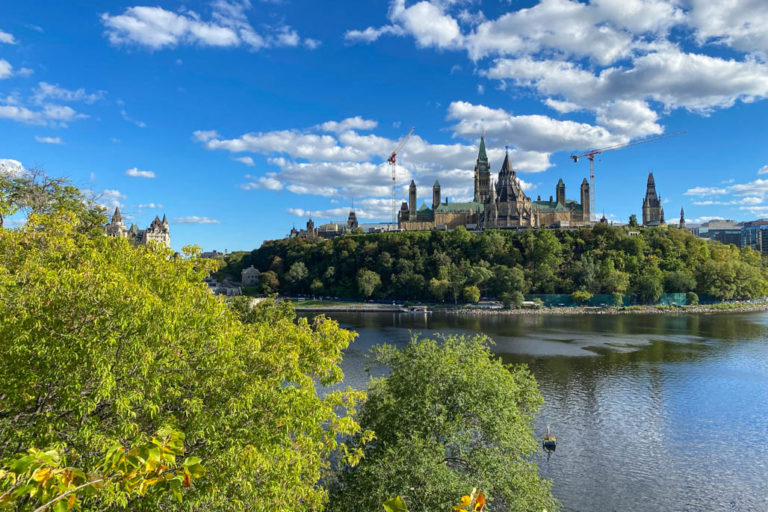 Nepean point em Ottawa, canadá