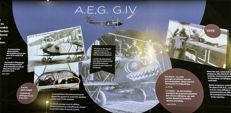 A.E.G G.IV Museu de Aviação e Espaço do Canadá em Ottawa